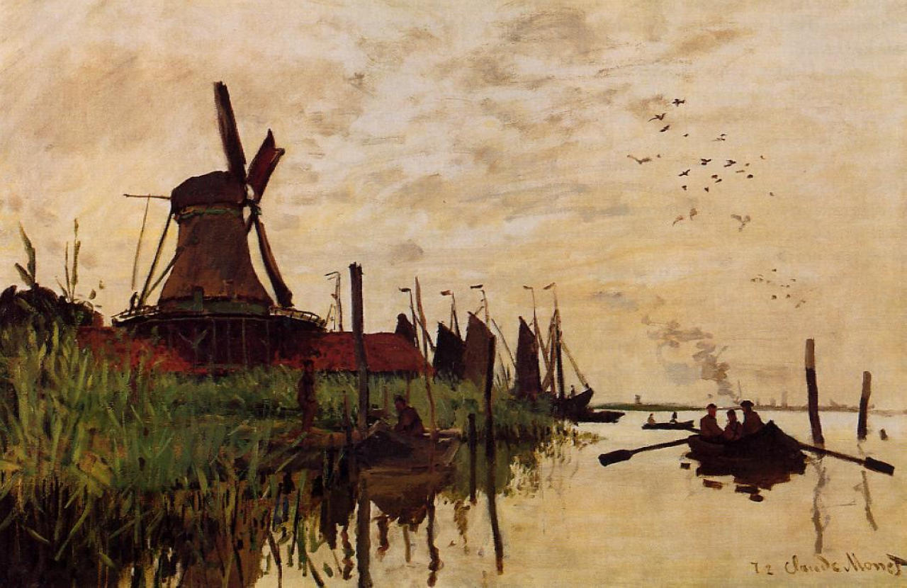 Windmill at Zaandam 1871